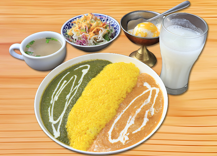 刈谷 ランチ ダブルカレーセット